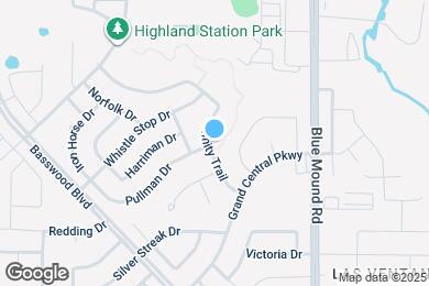 Map image of the property - 1131 Trinity Trail