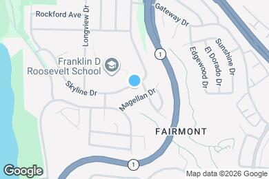 Map image of the property - 1215 Skyline Dr