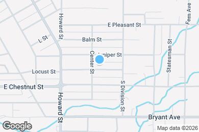 Map image of the property - Charming 3BR Home with Spacious Yard & Bonus Living Space