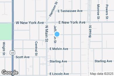 Map image of the property - 1038 Jefferson St