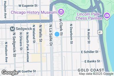 Map image of the property - 1460 N Sandburg Ter