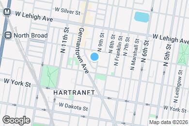 Map image of the property - 2526 N 9th St