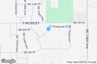 Map image of the property - 12719 NE 8th Pl