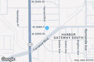 Map image of the property - 20818 Harvard Blvd