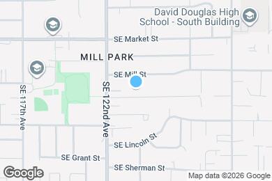 Map image of the property - 12335 SE STEPHENS ST