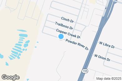 Map image of the property - 1306 Powder River Dr