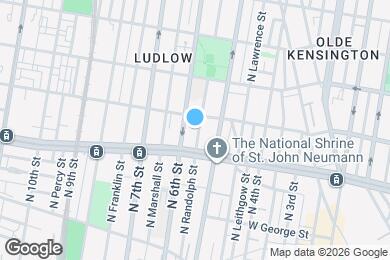 Map image of the property - 1224 N Randolph St