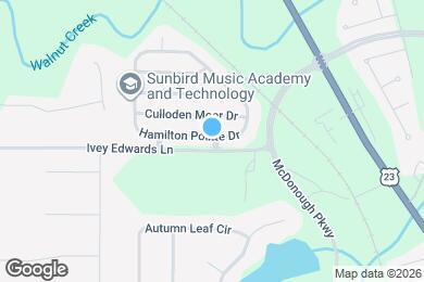 Map image of the property - 101 Hamilton Pointe Dr