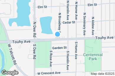 Map image of the property - 2 N Broadway Ave