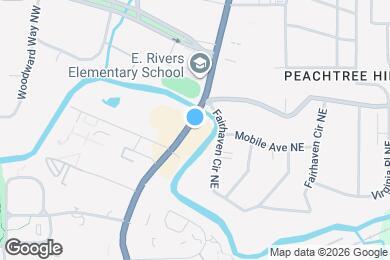 Map image of the property - 2277 Peachtree Rd NE