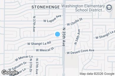 Map image of the property - 3518 W Shangri-la Rd