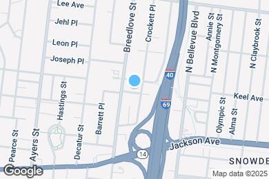 Map image of the property - 1082 Palmetto Ave