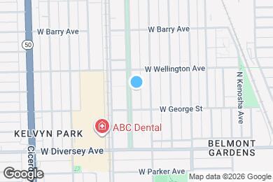 Map image of the property - 2929 N Kolmar Ave