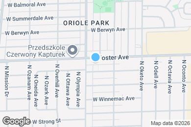 Map image of the property - 7535 W Foster Ave