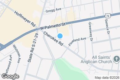 Map image of the property - 1717 Cherokee Rd