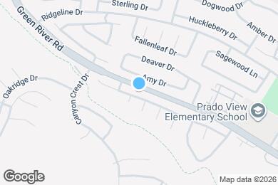Map image of the property - 3321 Mountainside Dr
