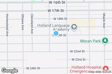 Map image of the property - 320 W 20th St