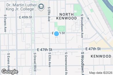 Map image of the property - 1021 E 46th St