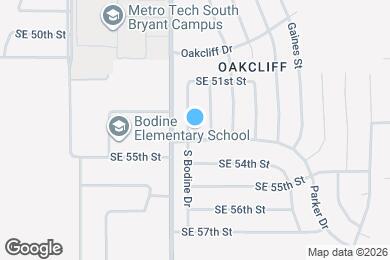 Map image of the property - 5316 S Bodine Dr