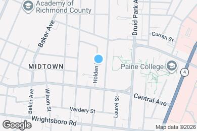 Map image of the property - 1240 Holden Dr