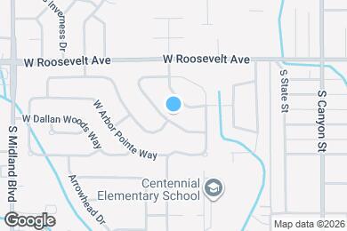 Map image of the property - 638 W Cedar Pointe Way