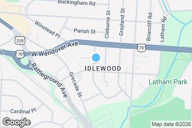 Map image of the property - 1004 Idlewood Dr