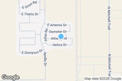 Map image of the property - 6015 E Athena Rd