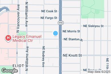 Map image of the property - 313 NE Stanton St