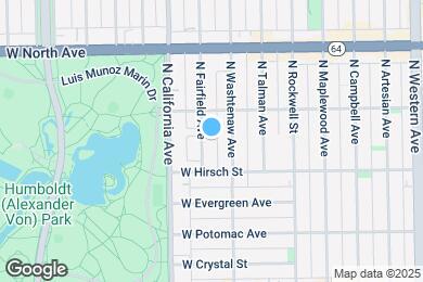 Map image of the property - 1431 N Fairfield Ave