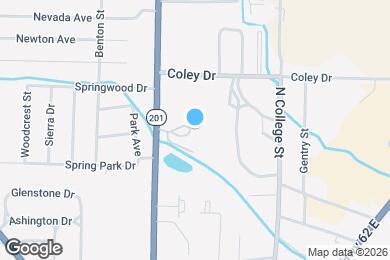 Map image of the property - Shadowbrook Apartments