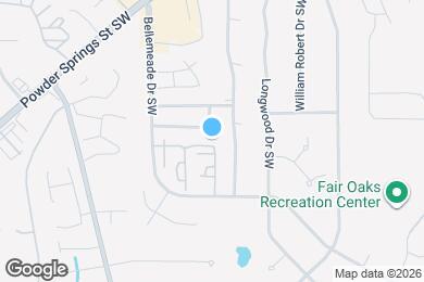 Map image of the property - 1321 Surrey Ln SW