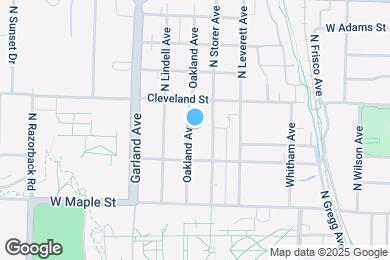 Map image of the property - 624 Oakland Ave