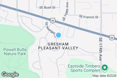 Map image of the property - 16725 SE Naegeli Dr