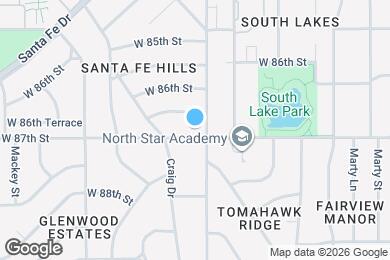 Map image of the property - 7906 W 87th St