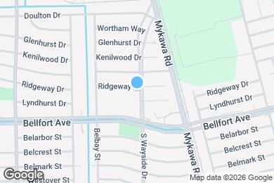 Map image of the property - 6150 Ridgeway Dr