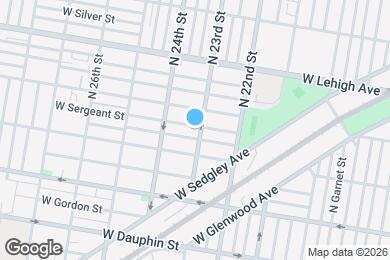 Map image of the property - 2304 W Sergeant St