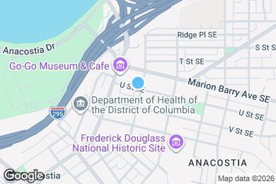 Map image of the property - 1261 U St SE