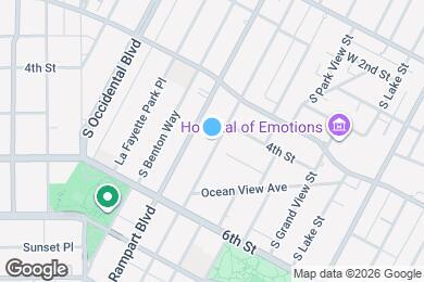 Map image of the property - 407 S Coronado St