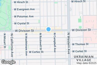 Map image of the property - 2527 W Division St