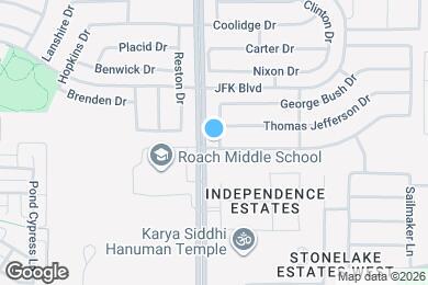 Map image of the property - 2412 Grover Cleveland Dr