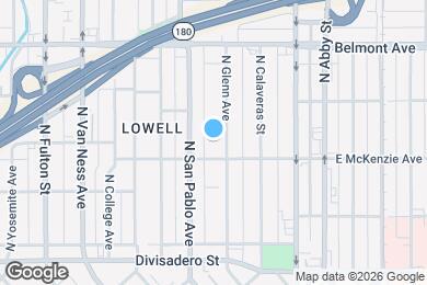 Map image of the property - 329 N Glenn Ave