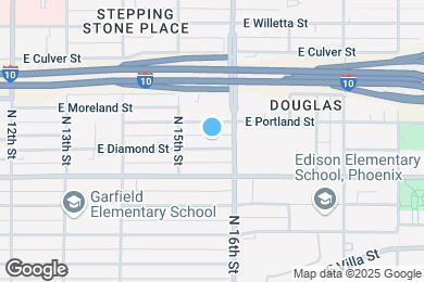 Map image of the property - 1530 E Diamond St