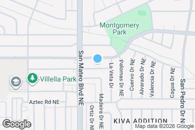 Map image of the property - 5301 Mescalero Rd NE