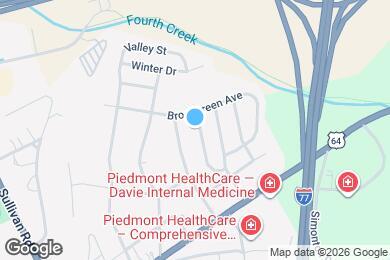 Map image of the property - 955 Ashland Ave