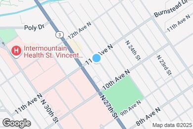 Map image of the property - 1040 N 26th St