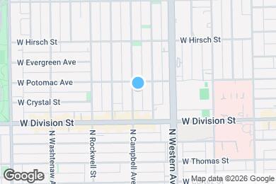 Map image of the property - 1245 N Campbell Ave