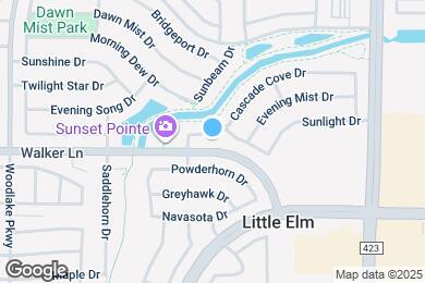 Map image of the property - 2616 Cascade Cove Dr