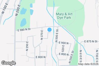 Map image of the property - 952 N 400 E