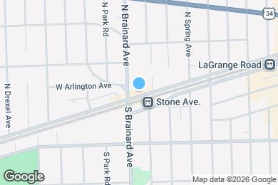 Map image of the property - 715 W Hillgrove Ave