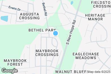 Map image of the property - 1409 Cricket Ridge Dr